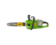 Цепная пила аккумуляторная PCA40/2 Procraft UNIVERSAL без АКБ(шина: 350мм, 0-11000 об/м, шаг: 3/8)
