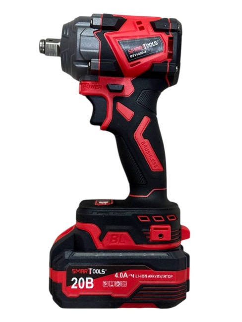 Гайковерт аккумуляторный DT11350-4 SMART RED (20В,350 Нм,0-2300 об/мин,1/2",2АКБ*4Ач,ЗУ,кейс)