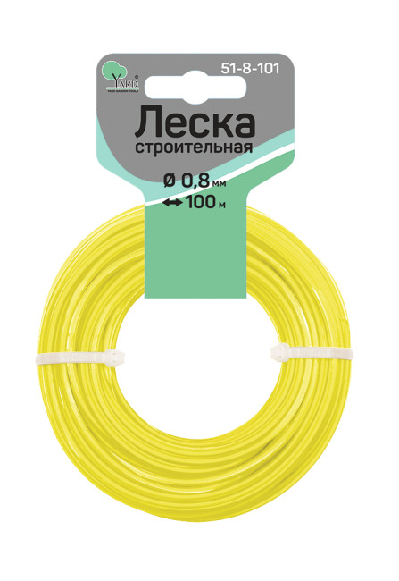 Леска строительная, круглая 0,8мм*100 м (165 шт)  YARD