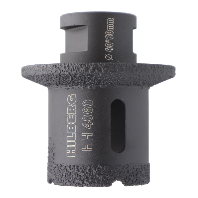 Коронка-фреза алмазная по плитке 40-60 мм Hilberg Super Hard М14 HH4060