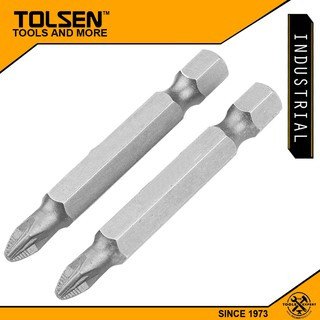 Биты Industrial PZ3 x 50 мм, 1/4", S2, 2 шт TOLSEN