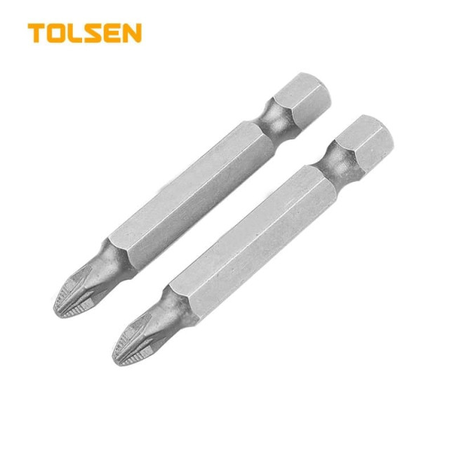 Биты Industrial PZ3 x 50 мм, 1/4", S2, 2 шт TOLSEN