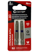 Стальные биты CUTOP TORX T30x50мм (2 шт в упак) 10/500