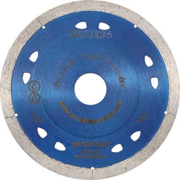 Диск алмазный СВР HILBERG EXTRA THIN Супер тонкий  115*10*22,23*1,1мм