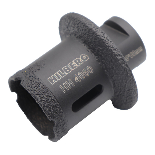 Коронка-фреза алмазная по плитке 45-65 мм Hilberg Super Hard М14 HH4565 Коронка-фреза алмазная по плитке 45-65 мм Hilberg Super Hard М14 HH4565