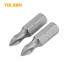 Биты Industrial PH1 x 25 мм, 1/4", S2, 2 шт TOLSEN