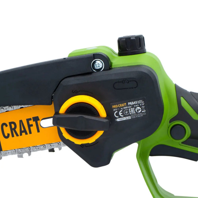 Пила цепная аккумуляторная в кейсе PKA45 Procraft(20В, 4600 об/мин, 6 м/с, 1/4 '', БЕСЩЕТОЧНАЯ) Пила цепная аккумуляторная в кейсе PKA45 Procraft(20В, 4600 об/мин, 6 м/с, 1/4 '', БЕСЩЕТОЧНАЯ)