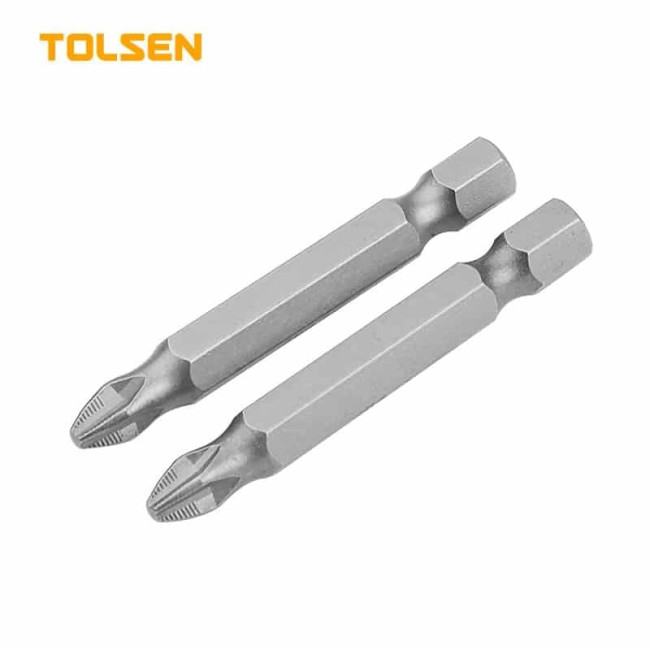 Биты Industrial PH1 x 50 мм, 1/4", S2, 2 шт TOLSEN