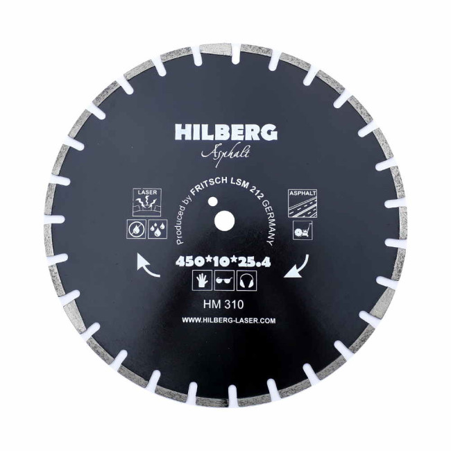 Диск алмазный Hard Materials Лазер асфальт450*25,4 Hilberg