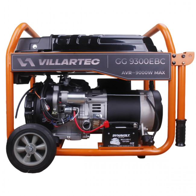 Генератор бензиновый VILLARTEC GG 9300EBC(8.5/9 кВт, 25 л, ручной/электр./автомат. стартер, 4-т)