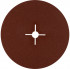Шлиф диск на фибровой осн. 125х22мм Р24 Abraforce Brown