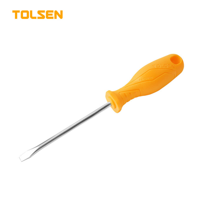 Отвертки серия "YELLOW" магнитная SL 6,5*1,2*100 ММ TOLSEN (12/144шт)