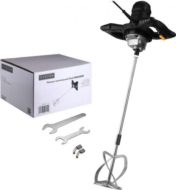 Миксер строительный Zitrek ZKM1600W (1600Вт, 0-800 об\мин, венчик, реверс)
