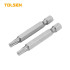 Биты Industrial T15 x 50 мм, 1/4", S2, 2 шт TOLSEN