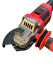 Аккумуляторная УШМ WS11128-4 SMART RED(20В,125 мм,9000 об/мин,6 скоростей, 2 АКБ*4 Ач+ЗУ, кейс)