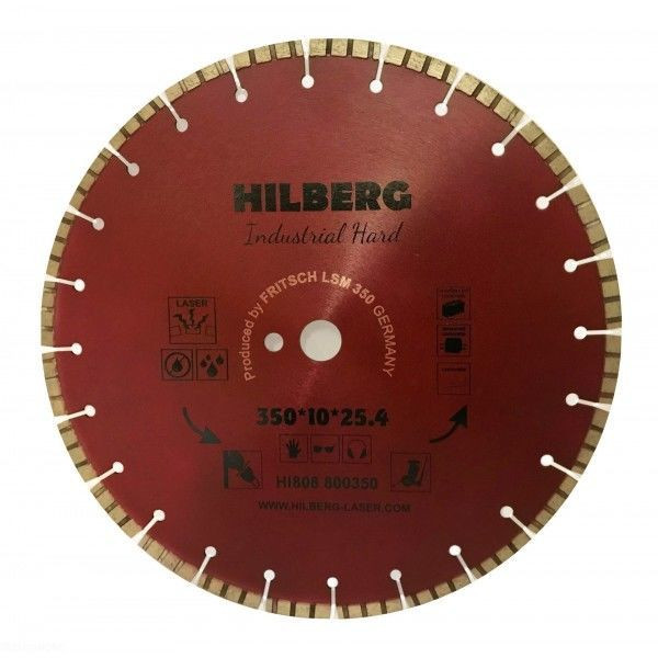 Диск алмазный Hilberg Industrial Hard 600*25,4*10мм